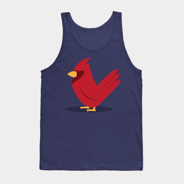 Cardinal Tank Top by monitormonkey